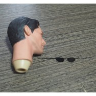 OSK1908861 Custom 1/6 Scale Male Head Sculpt W/ Metal Sunglasses